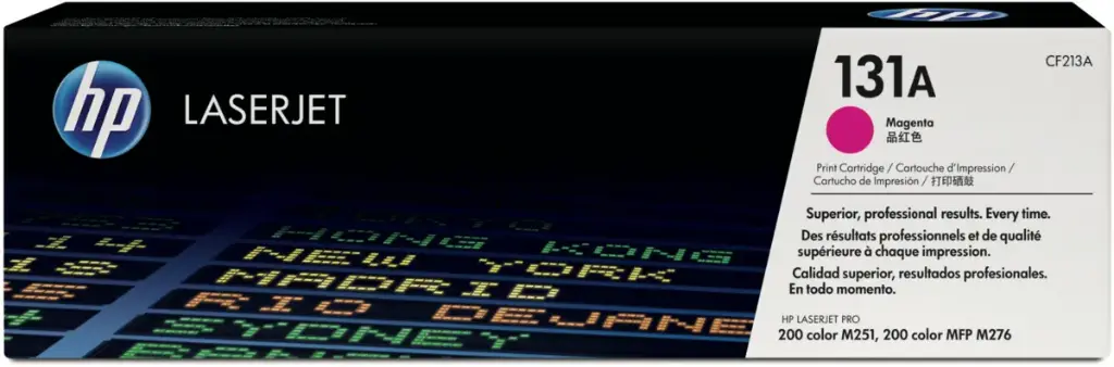 [CF213A] CF213A Magenta Original Toner 131A HP Color LaserJet Pro 200 Color M251, MFP M276 1,800 Páginas SKU: CF213A