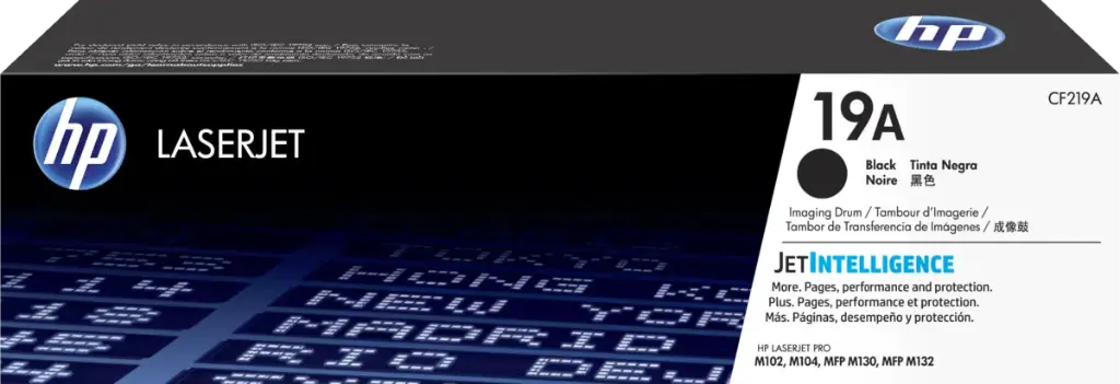 [CF219A] CF219A Drum Original 19A HP LaserJet M102W, M104, MFP M130FW, MFP M132 12,000 Páginas SKU: CF219A