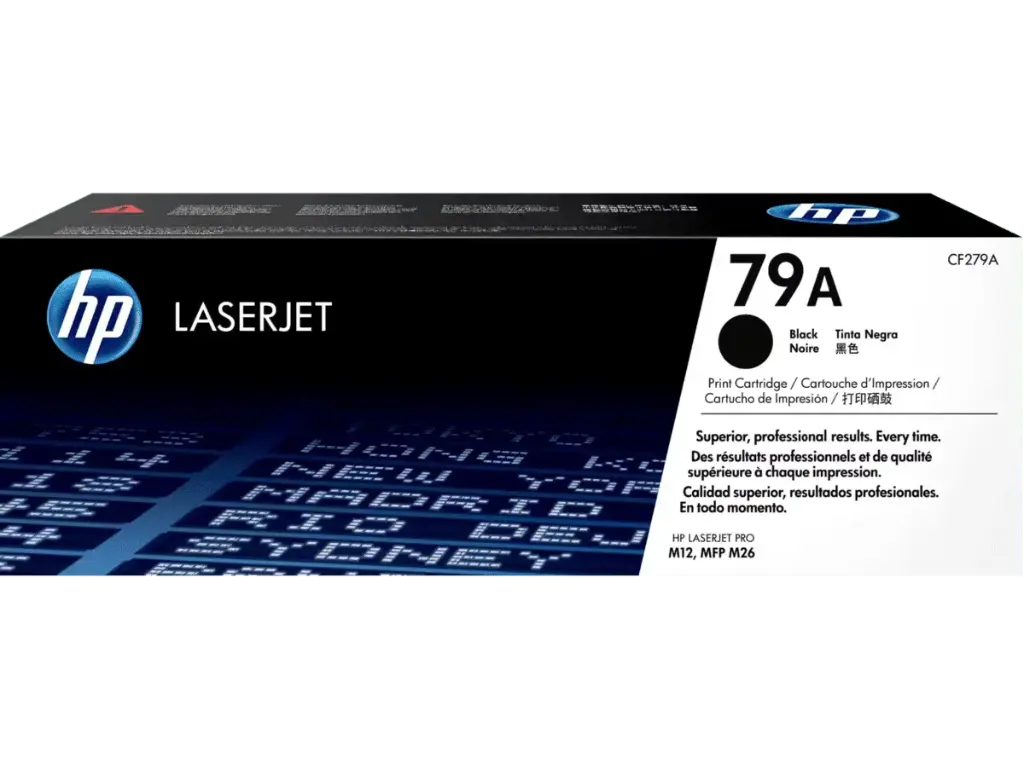 CF279A Original Toner 79A HP LaserJet Pro M12w MFP M26 1,000 Páginas SKU: CF279A