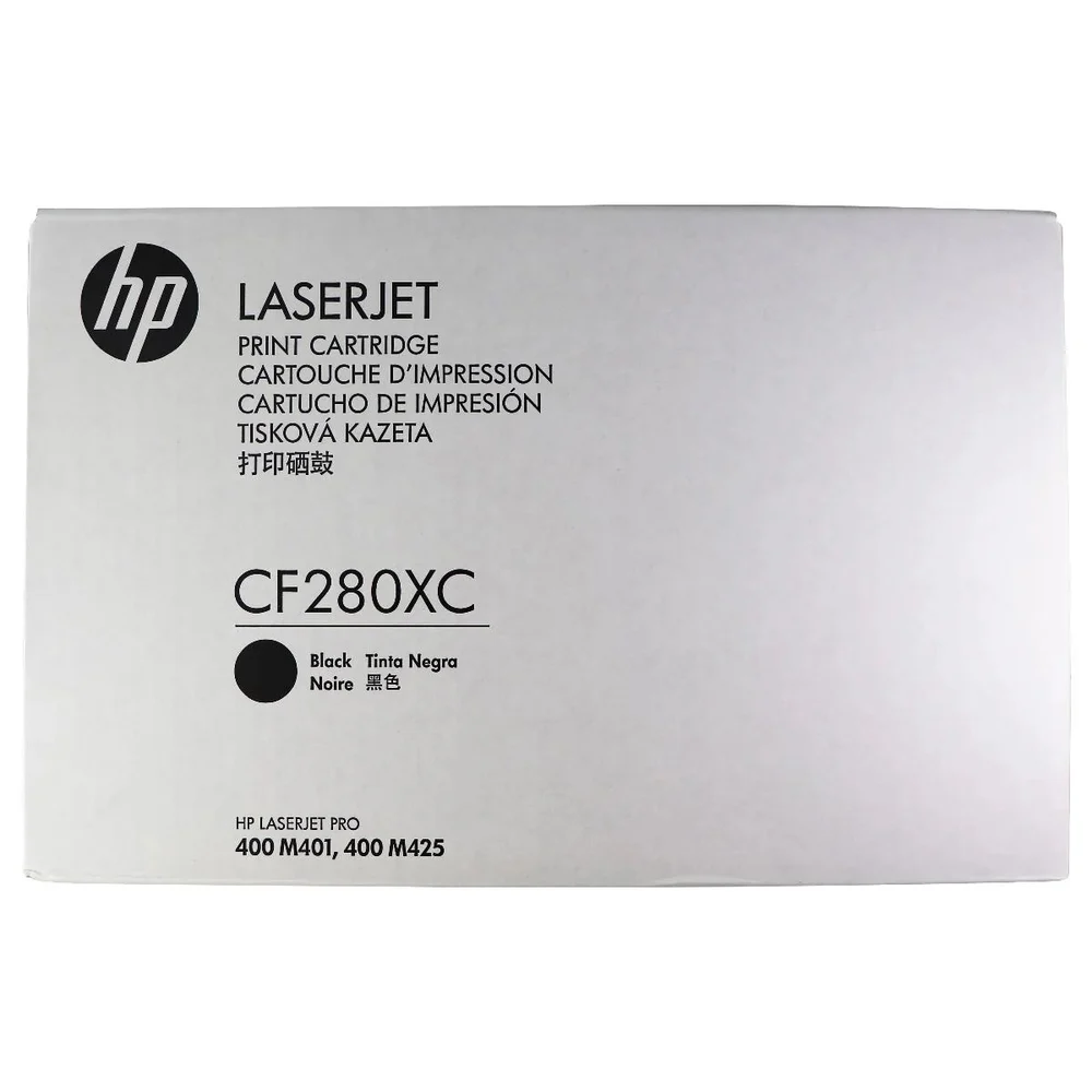 [CF280XC] CF280XC Original Toner HP 80X HP LaserJet Pro 400, M401, M425 6,900 Páginas SKU: CF280XC