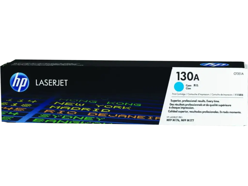 CF351A Cian Original Toner 130A HP LaserJet Pro MFP M176, MFP M177 1,000 Páginas SKU: CF351A