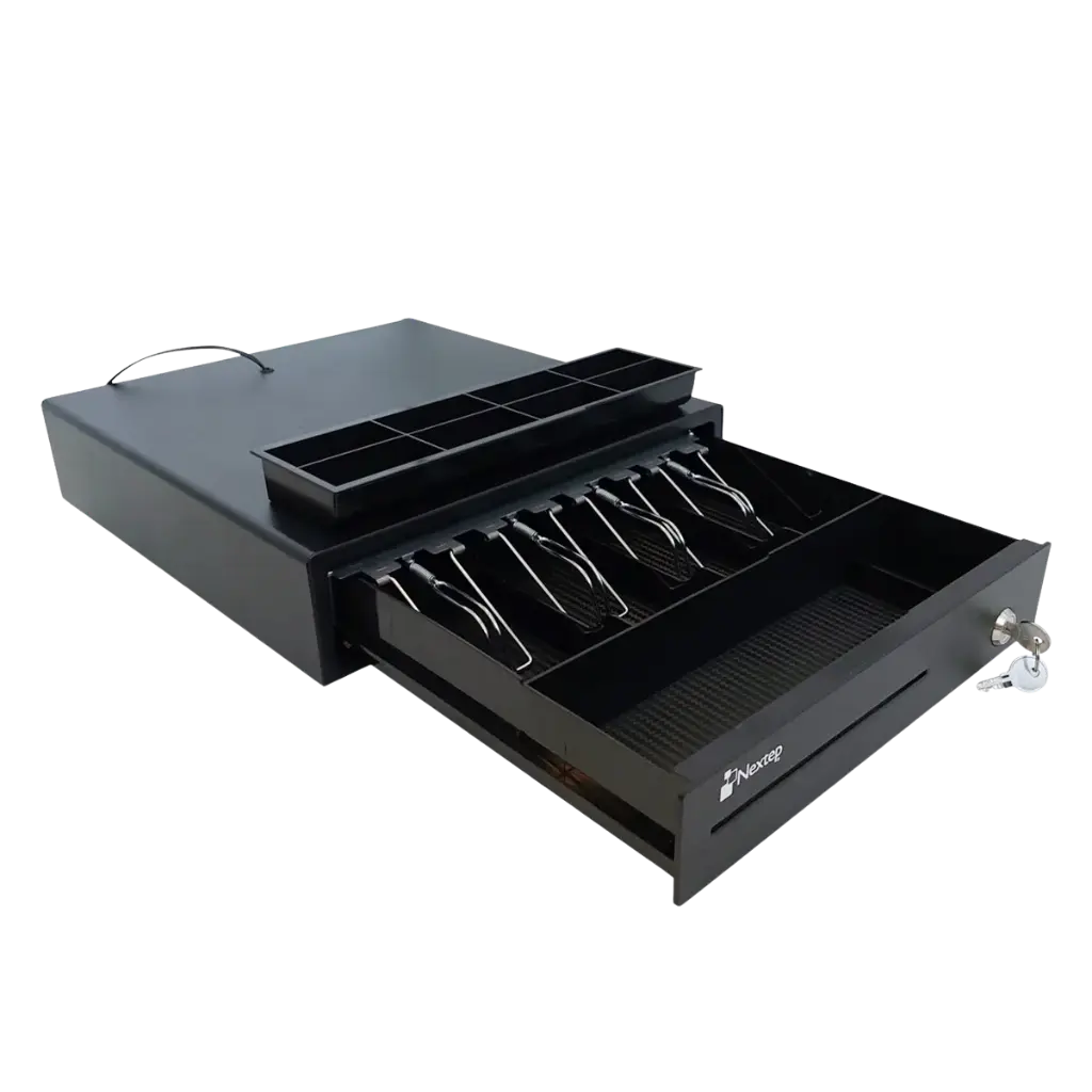 [NE-514] Cajon de Dinero Nextep NE-514, 3.5Kg, 8 Separadores para Monedas y 4 para Billetes, Negro SKU: NE-514