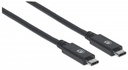 Manhattan Cable USB C Macho - USB C Macho, 1 Metro, Negro Tipo C SKU: 355223