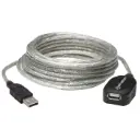 Manhattan Cable USB Macho - USB Hembra, 5 Metros, Plata CB-257 SKU: 519779