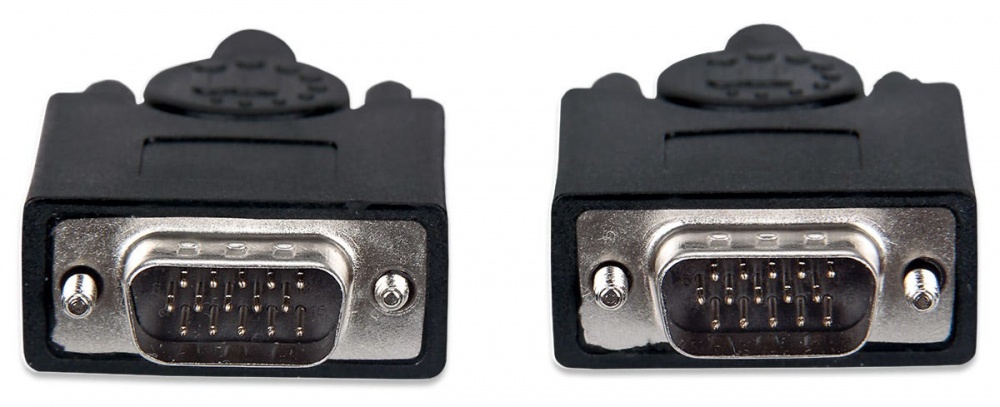 [371568] Manhattan Cable de Video para Monitor SVGA, VGA (D-Sub) Macho - VGA (D-Sub) Macho, 11 Metros, Negro SKU: 371568