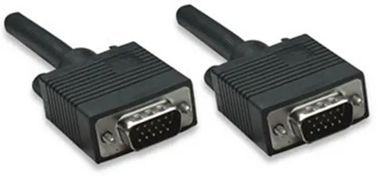 Manhattan Cable para Monitor SVGA 5mm, VGA (D-Sub) Macho - VGA (D-Sub) Macho, 1.8 Metros, Negro CB-237 SKU: 371315