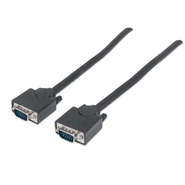 [311731] Manhattan Cable para Monitor SVGA 8mm, VGA (D-Sub) Macho - VGA (D-Sub) Macho, 1.8 Metros CB-162 SKU: 311731