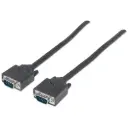 Manhattan Cable para Monitor SVGA 8mm, VGA (D-Sub) Macho - VGA (D-Sub) Macho, 4.5 Metros, Negro SKU: 312721