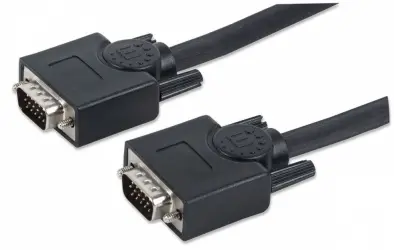 [312776] Manhattan Cable para Monitor SVGA 8mm, VGA (D-Sub) Macho - VGA (D-Sub) Macho, 9 Metros, Negro SKU: 312776