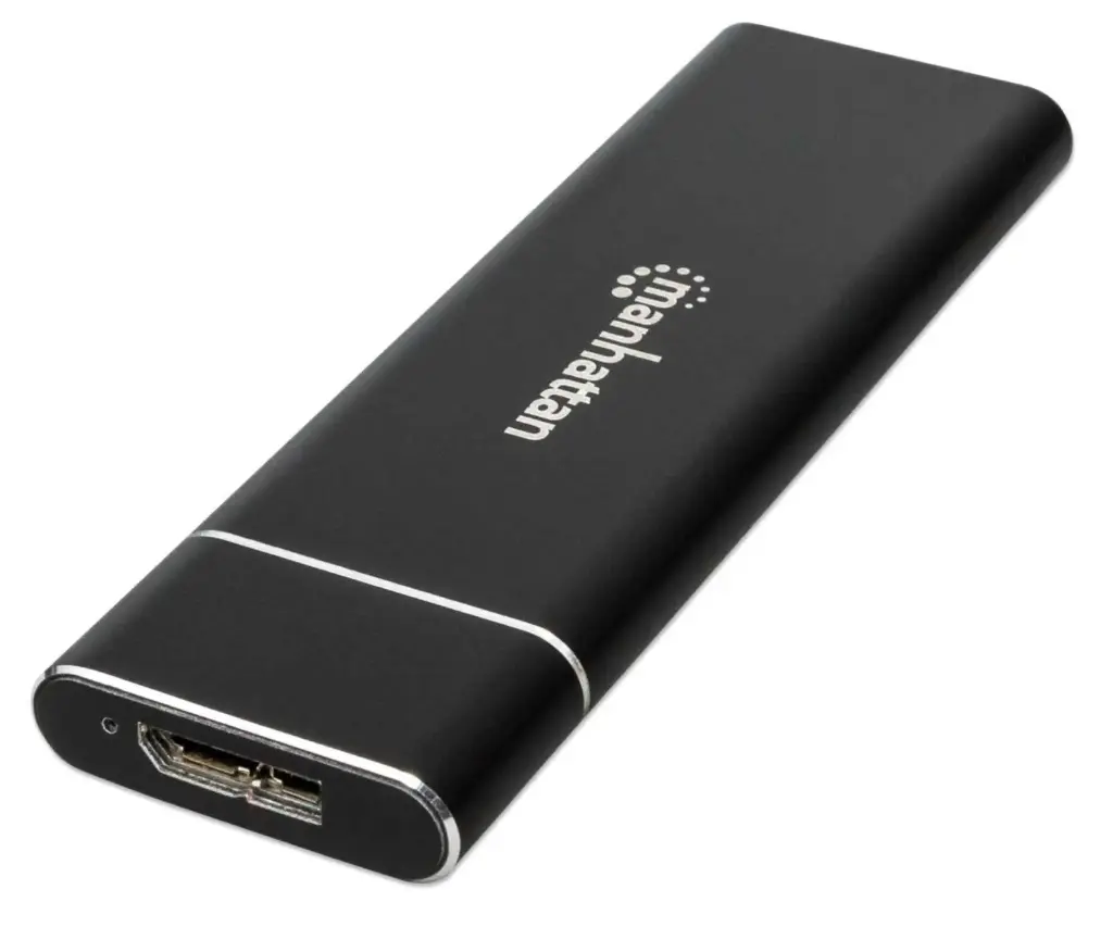 Manhattan Gabinete de SSD 130455, M.2, SATA III, Negro SKU: 130455