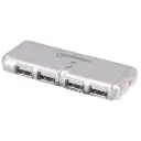 Manhattan Hub USB 2.0 de 4 Puertos, 480 Mbit/s SKU: 160599