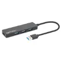 Manhattan Hub USB 3.2 Macho - 4x USB 3.2 Hembra, 5000 Mbit/s, Negro AC-9008 SKU: 164900