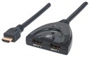 Manhattan Switch HDMI 1.3 de 2 Puertos, 2x HDMI Hembra - 1x HDMI Macho, Negro AC-4846 SKU: 207416