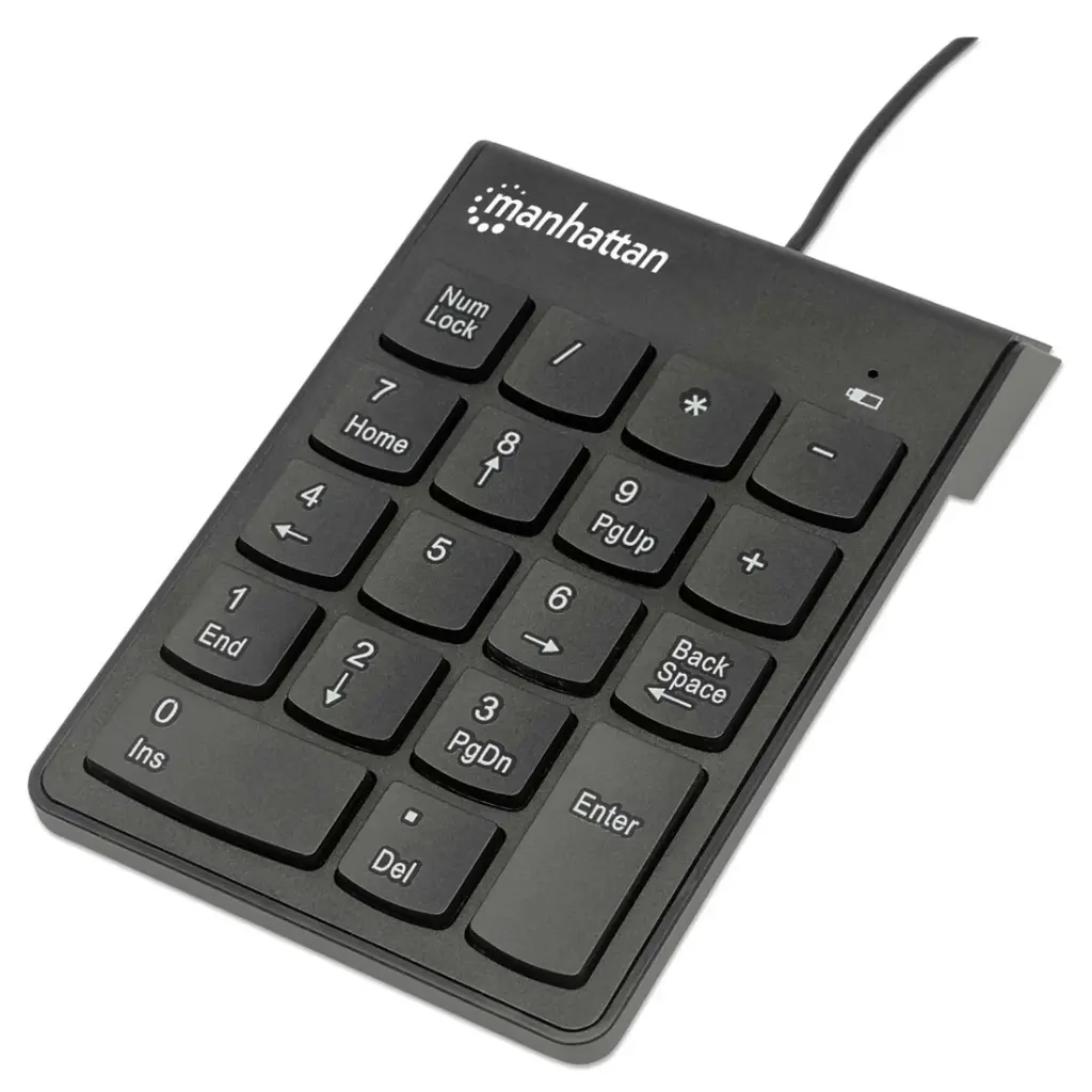 [176354] Manhattan Teclado Numérico 176354, Alámbrico, USB, Negro SKU: 176354