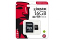 Memoria Flash Kingston Canvas Select, 16GB MicroSD UHS-I Clase 10, con Adaptador SKU: SDCS/16GB