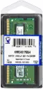 Memoria RAM Kingston DDR4, 2400MHz, 4GB, Non-ECC, CL17, SO-DIMM SKU: KVR24S17S6/4