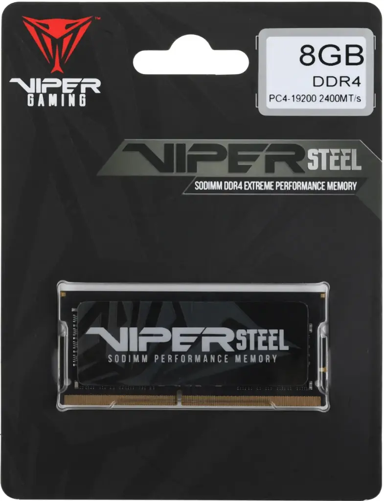 Memoria RAM Patriot Viper Steel DDR4, 2400MHz, 8GB, Non-ECC, CL15, SO-DIMM SKU: PVS48G240C5S