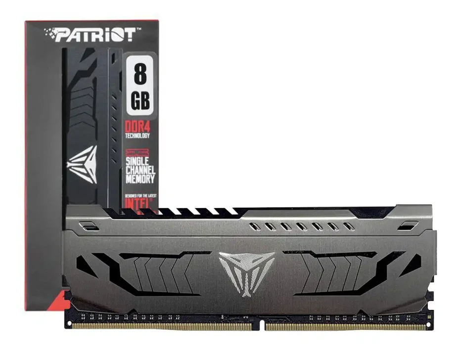 Memoria RAM U-DIMM Patriot Viper Steel Black DDR4, 3200MHz, 8GB, Non-ECC, CL18, XMP SKU: PVSR48G320C8