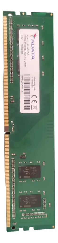 Memoria RAM UDIMM Adata DDR4, 2133MHz, 4GB,  CL15 SKU: AD4U2133J4G15-S