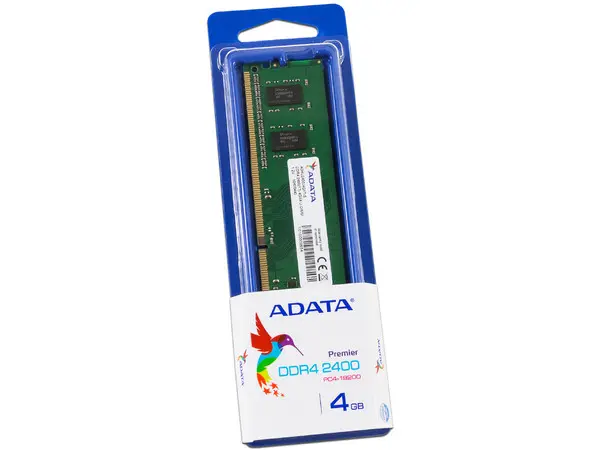 Memoria RAM UDIMM Adata DDR4, 2400MHz, 4GB, CL17 SKU: AD4U2400J4G17-S