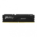 Memoria RAM UDIMM Kingston Fury Beast Black DDR5, 5200MHz, 16GB, Non-ECC, CL40, XMP RAM-3718 SKU: KF552C40BB-16