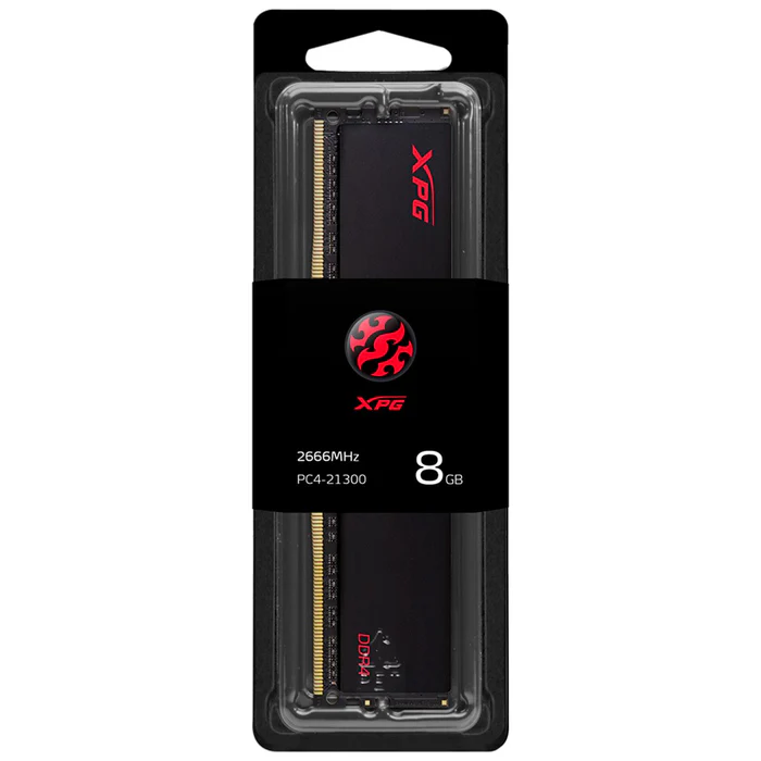 Memoria RAM UDIMM XPG Hunter DDR4, 2666MHz, 8GB, Non-ECC, CL16, XMP SKU: AX4U266638G16-SBHT