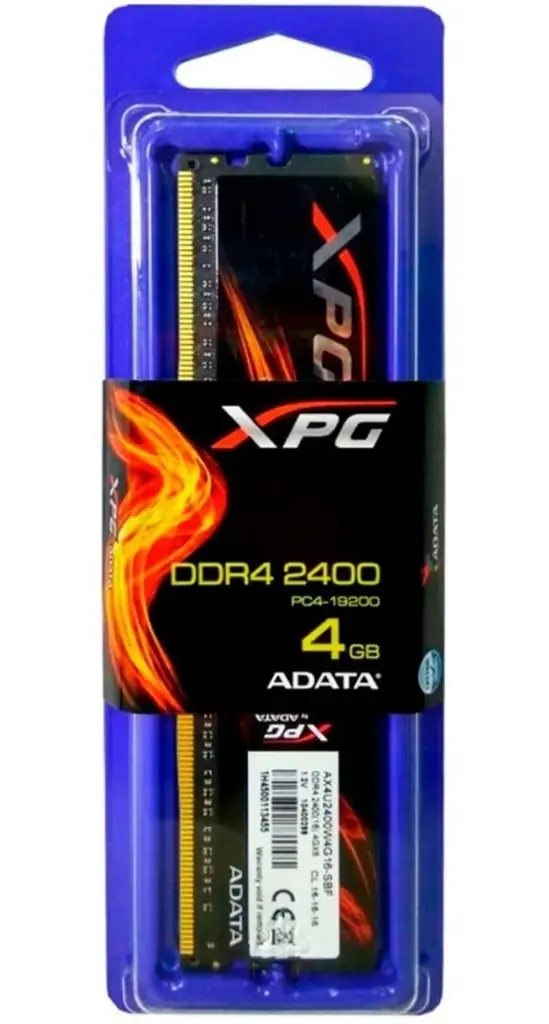 Memoria RAM XPG Flame DDR4, 2400MHz, 4GB, CL16 SKU: AX4U2400W4G16-SBF