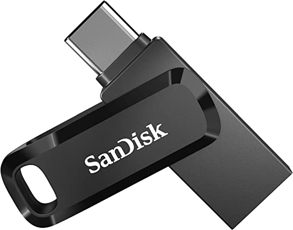 Memoria USB SanDisk Ultra Dual Drive Go, 32GB, USB C, Lectura 150MB/s, USB 3.2 Gen 1, Negro RAM-3657 SKU: SDDDC3-032G-G46