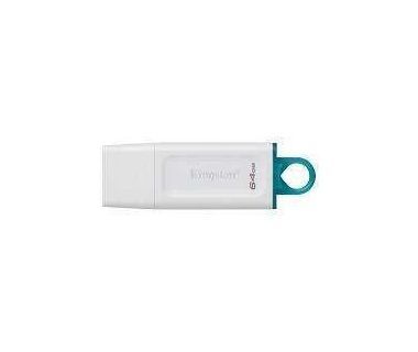 Memoria Usb Flash 3.2 Kingston DataTraveler Exodia de 64Gb, Color Azul Transparente SKU: KC-U2G64-5R