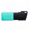 Memoria USB Kingston DataTraveler Exodia M, 256GB, USB A, Negro/Turquesa, RAM-3833 SKU: DTXM/256GB