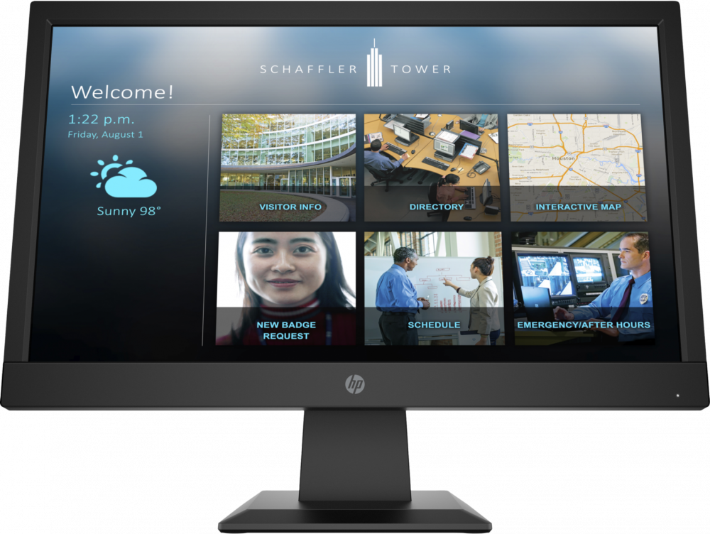 Monitor HP P19b G4 LED 18.5", HD, Widescreen, HDMI, Negro SKU: 9TY83AA#ABA