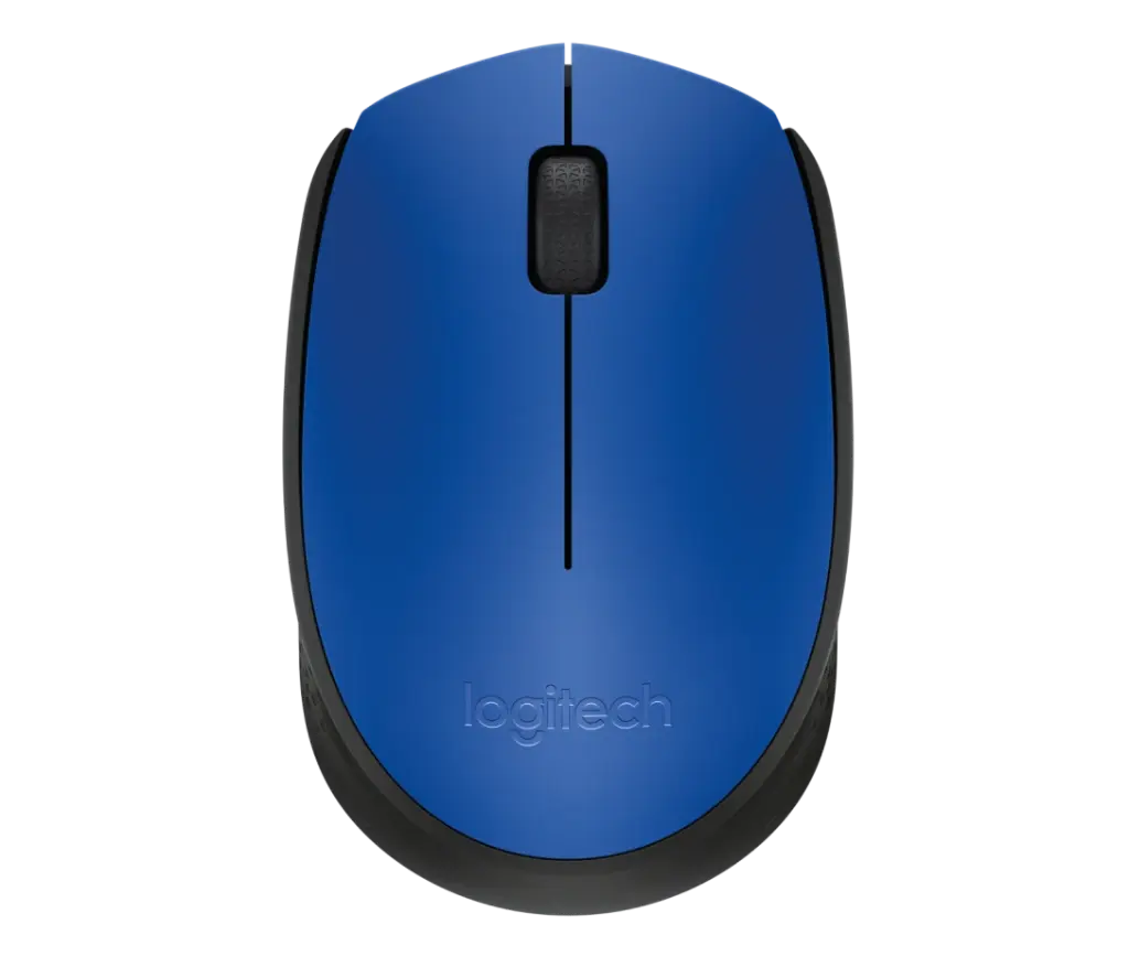 Mouse Logitech Óptico M170, Inalámbrico, USB, Negro/Azul SKU: 910-004800