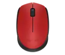 Mouse Ergonómico Logitech Óptico M170, Inalámbrico, USB, 1000DPI, Negro/Rojo SKU: 910-004941