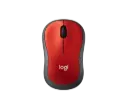 Mouse Logitech Óptico M185, Inalámbrico, USB, Rojo SKU: 910-003635