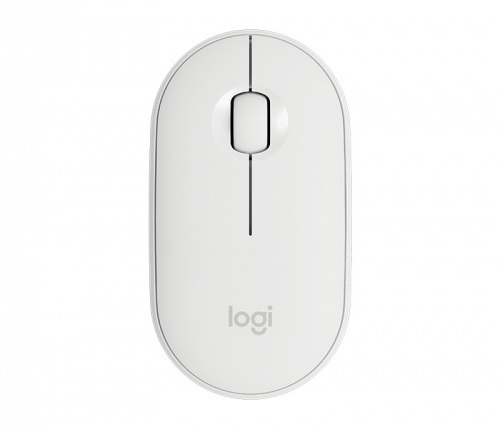 Mouse Logitech Óptico Pebble M350, Inalámbrico, Bluetooth, 1000DPI, Blanco SKU: 910-005770