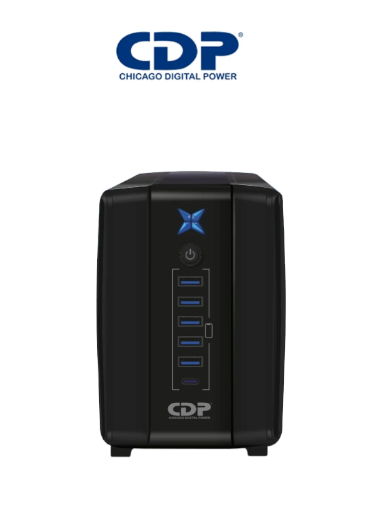 [R-UPR1008] No Break CDP R-UPR1008, 500W, 1000VA, 8 Contactos, Entrada 80-145V, Salida 120V FR-1075 SKU: R-UPR1008