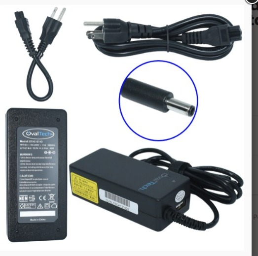 OTAC-E74D Adaptador para Computadora Portatil 19.5V/2.31AH Marca OvalTech Similar EK-L4 SKU: OTAC-E74D