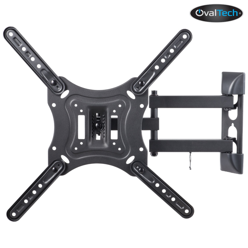 Ovaltech Soporte de Pared OVTV-M2355 para Pantalla 23'' - 55'', hasta 30Kg, Negro SKU: OVTV-M2355
