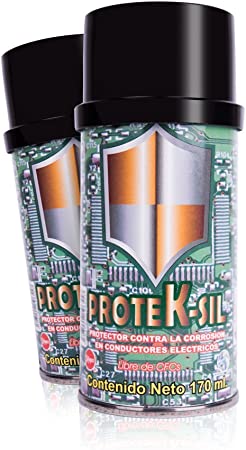PROTEKSIL Revestimiento Protector Anticorrosivo en Aerosol para Electrónicos, 170 ML. SILIMEX