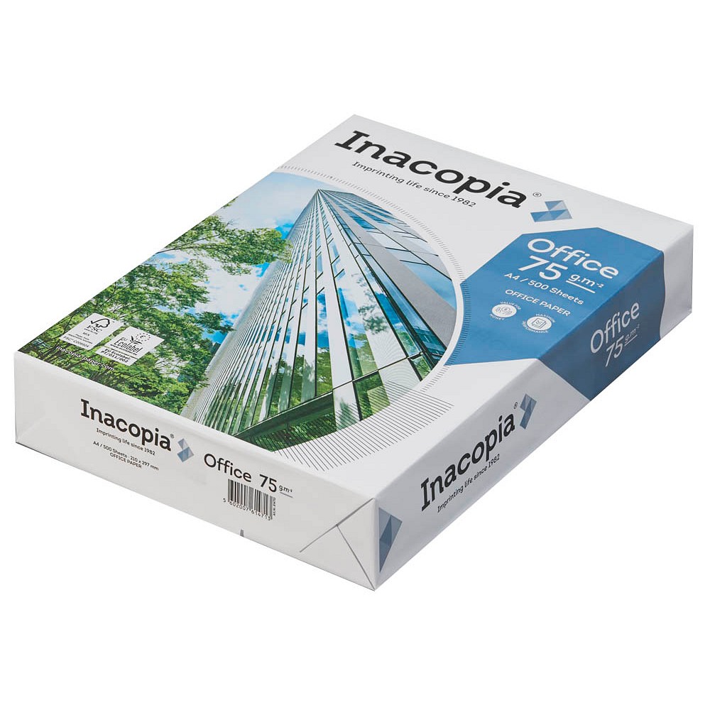 Paquete de Papel Tamaño Carta Inacopia 500 Hojas 70Grs SKU: Inacopia paquete individual