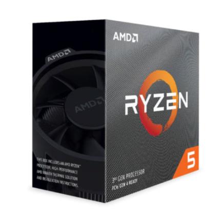 Procesador AMD Ryzen 5 3600X, (3ra. Generación) S-AM4 95W 3.8GHZ Turbo 4.4GHZ 6 Nucleos, Requiere Tarjeta de Video, Ventilador AMD Wraith Spire Sin Led SKU: 100-100000022BOX