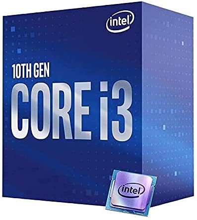 Procesador Intel Core i3-10100F, S-1200, 3.60GHz, Quad-Core, 6MB Caché (10ma Generación - Comet Lake) SKU: BX8070110100F