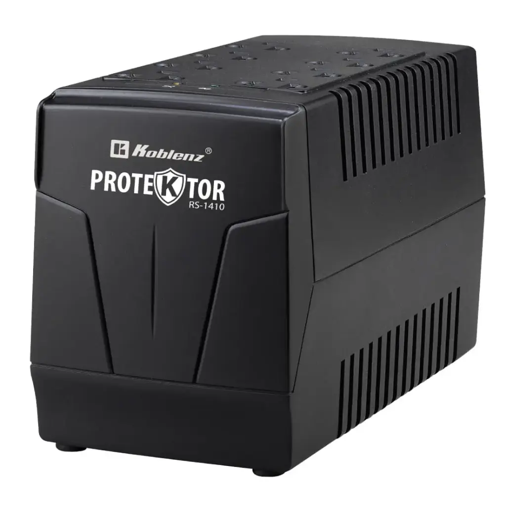 Regulador de Voltaje Koblenz RS-1410, 1410VA 700 W, Nema 5-15R 8 Contactos SKU: 00-1599-00-0