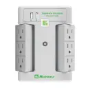 Koblenz Supresor de Picos SS-2000 2 Puertos USB, 6 Contactos Giratorios, 2000 Joules SKU: 00-5348-00-8