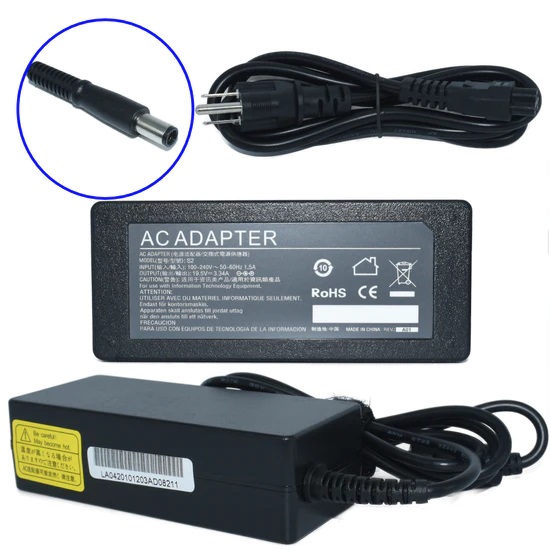 EK-S2 Adaptador de Corriente 65W 19.5V 3.34A (7.4*5.0) Modelo AF06 Marca EKO Similar OTAC-E52 SKU: EK-S2