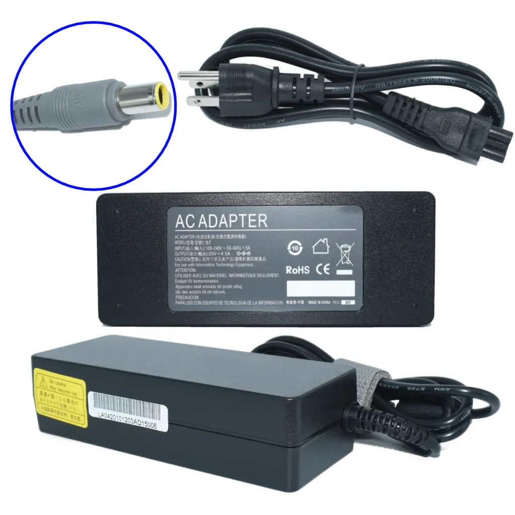 [EK-S7] EK-S7 Adaptador de Corriente 90W 20V-4.5A (7.7*5.5) Marca EKO (Similar OTAC-E57) SKU: EK-S7