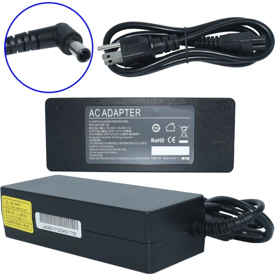 EK-S9 Adaptador de Corriente 90W 19.5V-4.74A (6.0*4.4) Modelo AF09 Marca EKO SKU: EK-S9