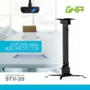 Soporte GHIA Para Proyector a Techo Máximo 20K SPR-1