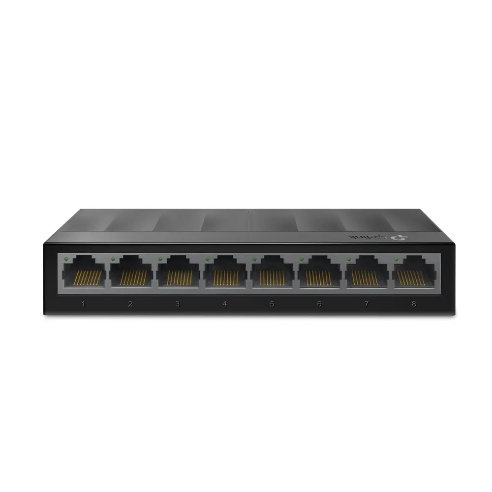 Switch TP-Link Gigabit Ethernet LS1008G, 8 Puertos 10/100/1000Mbps, 16 Gbit/s, 4000 Entradas - No Administrable SWTTPL760 NIC-3481 SKU: LS1008G