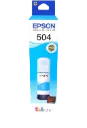 T504220-AL Cian Original Bote de Tinta Epson L4150, L4160, L6270, L6370, L14150, L6161, L6171, L4260, L4360, L6191, L14150 70ML 6,000 Pag. SKU: T504220-AL